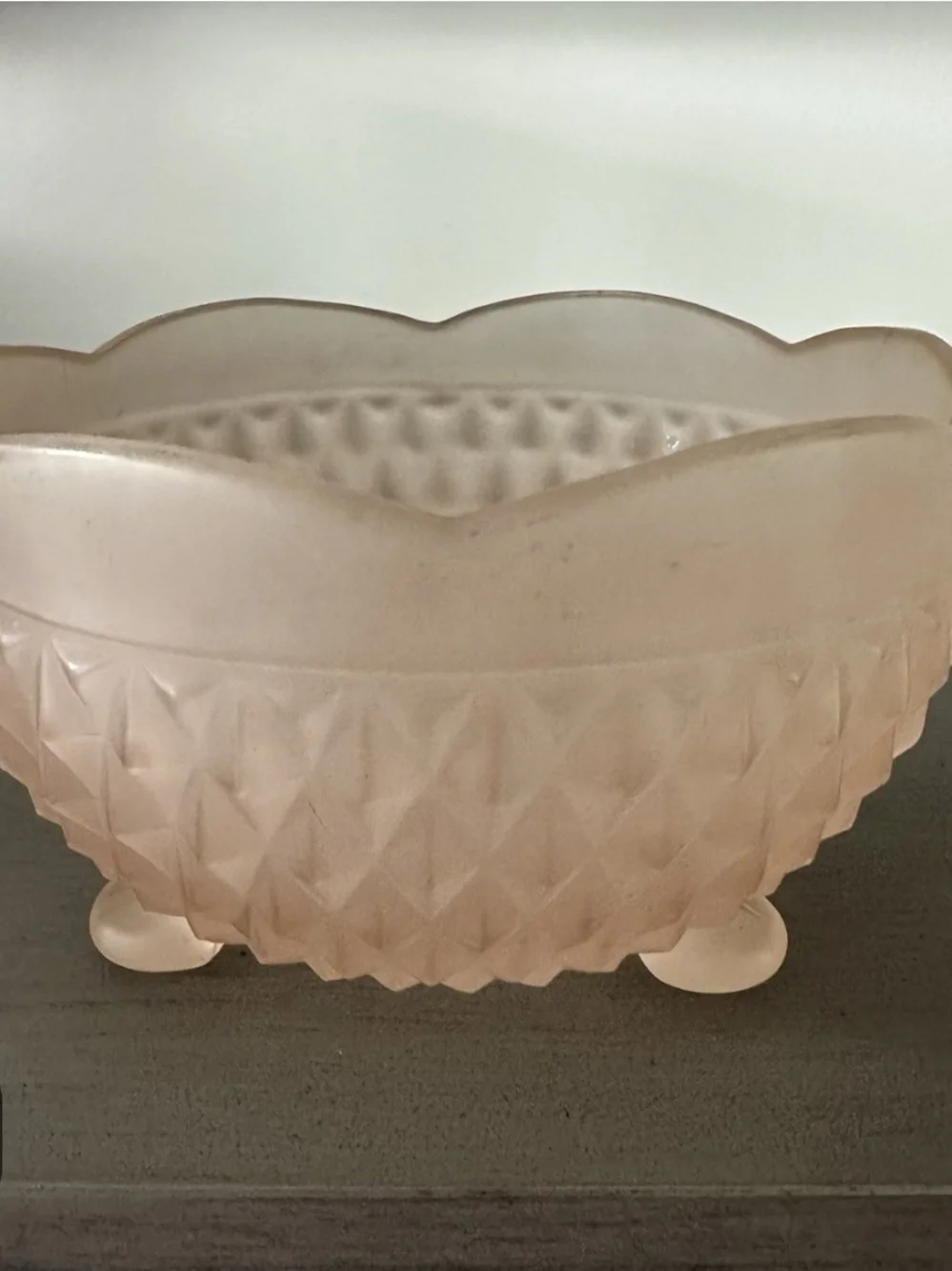 vintage Indiana pink glass